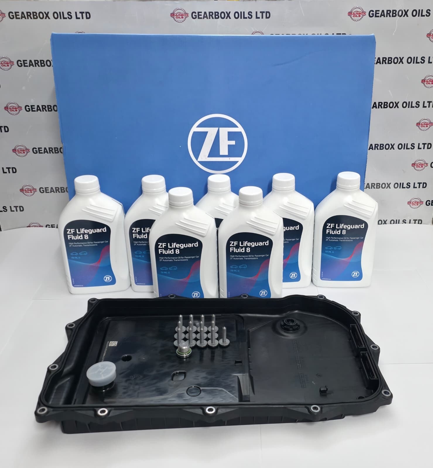 GENUINE BMW 5 SERIES ZF 8 SPEED 8HP45 / 50 / 70 / 90 AUTOMATIC GEARBOX SUMP PAN 7L OIL ZF, SERVICE KIT
