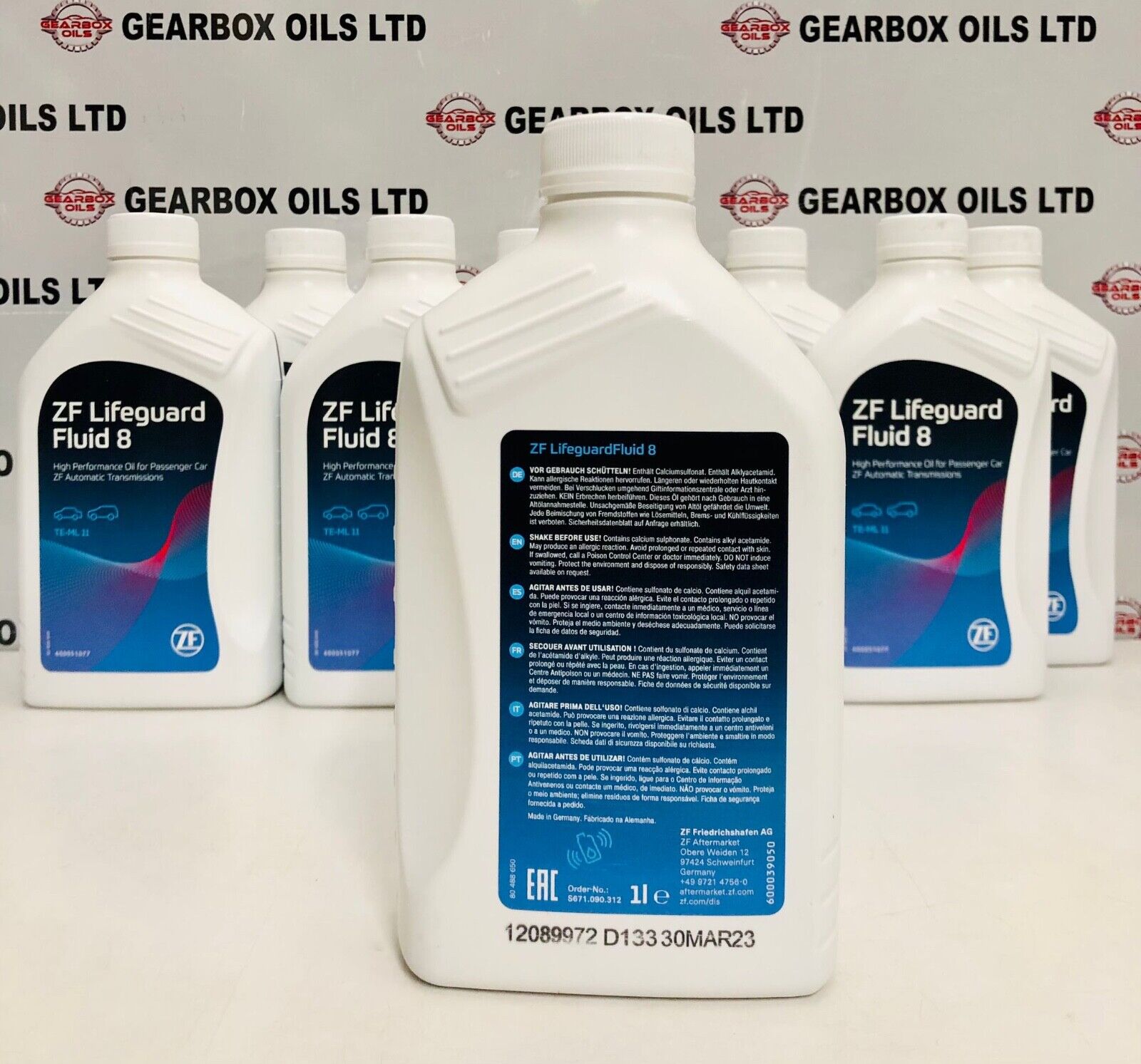 AUDI A8 8SPEED AUTOMATIC GEARBOX ZF LIFEGUARD FLUID OIL 8L KIT - Image 4