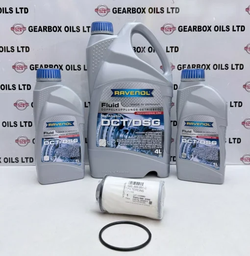 VW GOLF DSG 6 SPEED DQ250 AUTOMATIC GEARBOX FILTER GASKET 6L RAVENOL DCT OIL KIT