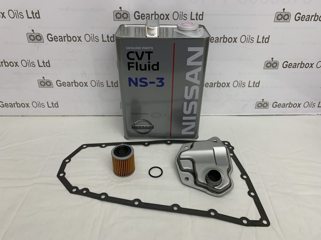 GENUINE NISSAN QASHQAI CVT AUTOMATIC GEARBOX OIL 4L FILTER GASKET