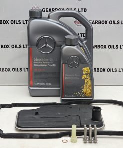 GENUINE MERCEDES BENZ 722.9 7G TRONIC 7 SPEED AUTO GEARBOX FILTER 6L OIL KIT WITH OVERFLOW PIPE & SEALING RING