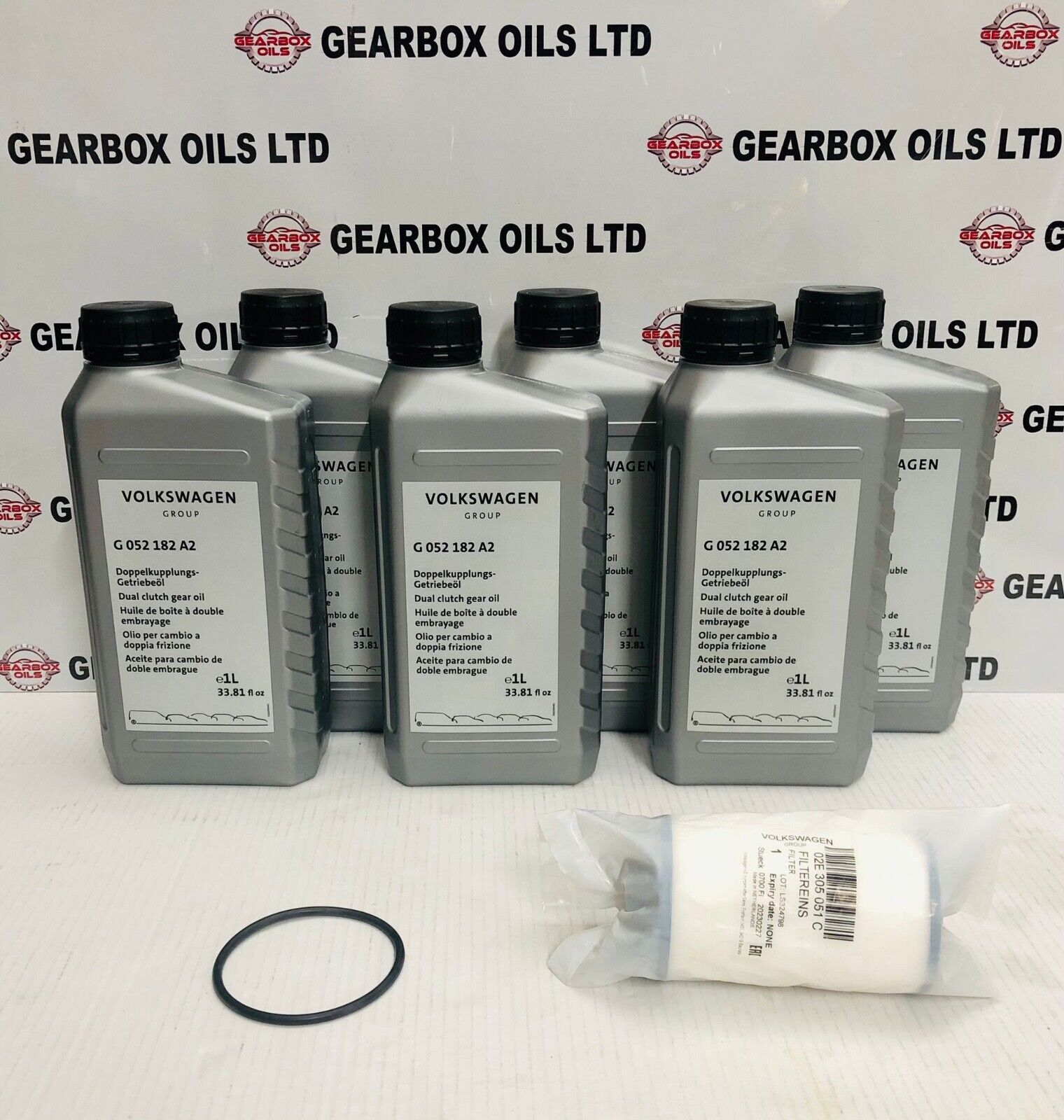 OE Quality Germany DSG Automatic Transmission Filter & 6L Oil Kit For VW Audi Seat Skoda