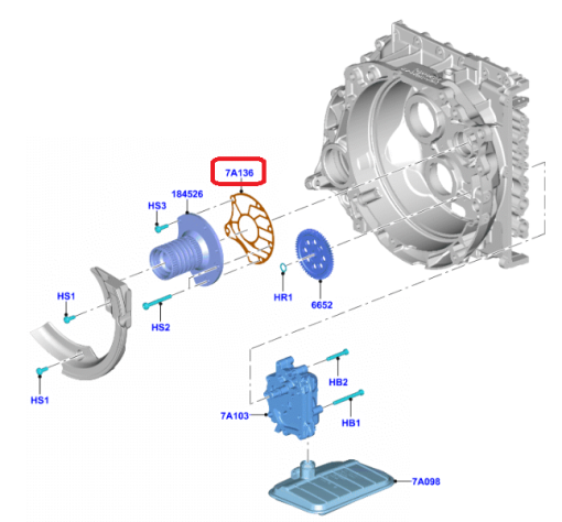 FORD VOLVO POWERSHIFT SUB-KIT STATOR GASKET DCT450 - Image 4