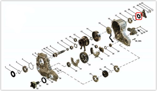 BMW TRANSFERCASE ATC300 , ATC350 , ATC35L , ATC450 , ATC45L OIL SEAL REAR CARDAN - Image 5