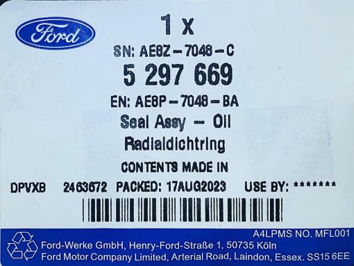 GENUINE FORD FOCUS 6 SPEED DPS6 GEARBOX FRONT INPUT SHAFT OIL SEAL F5265306 - Image 6