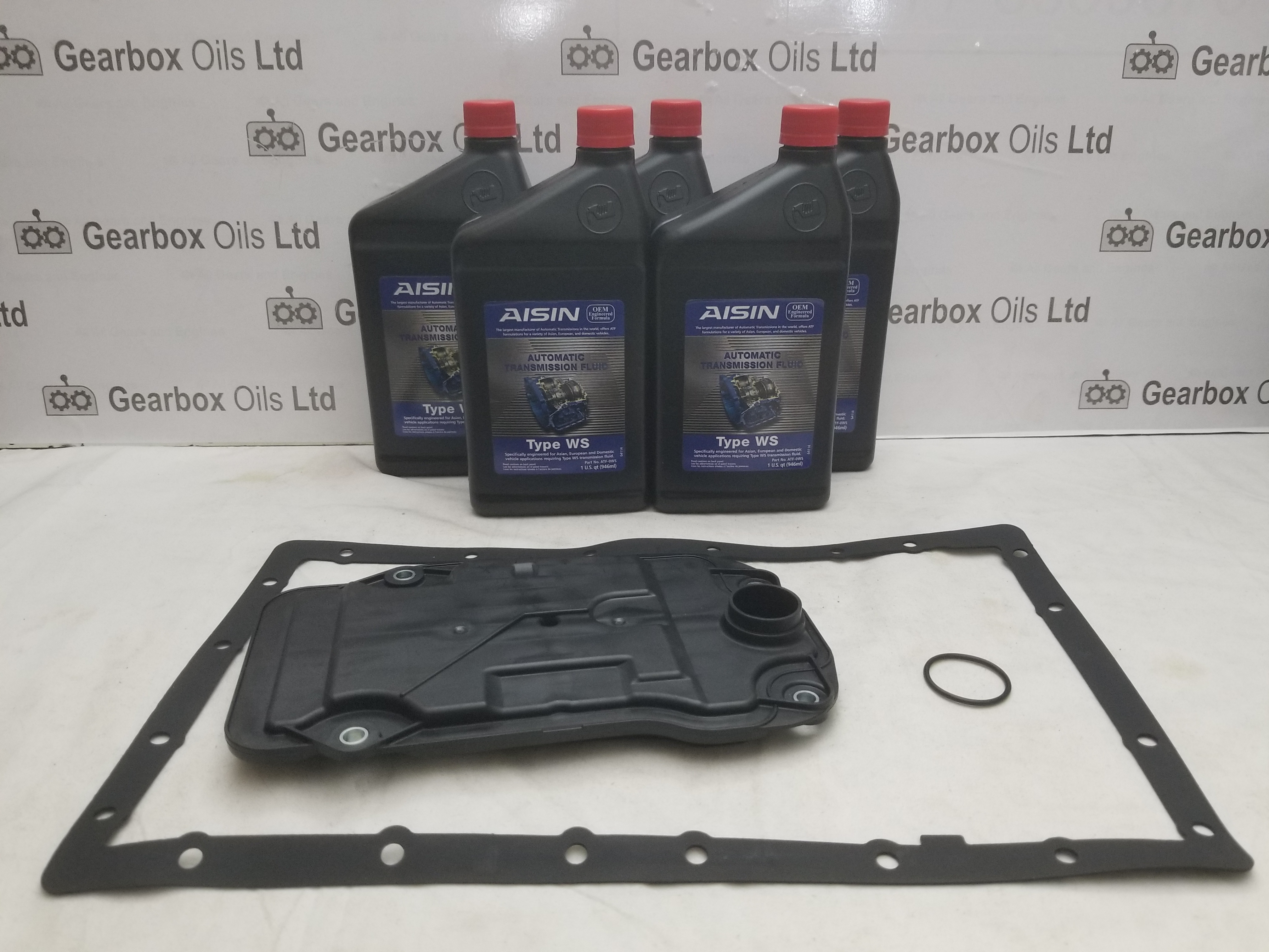 GENUINE LEXUS LS430 AUTOMATIC GEARBOX OIL ATF AISIN 0WS FILTER GASKET