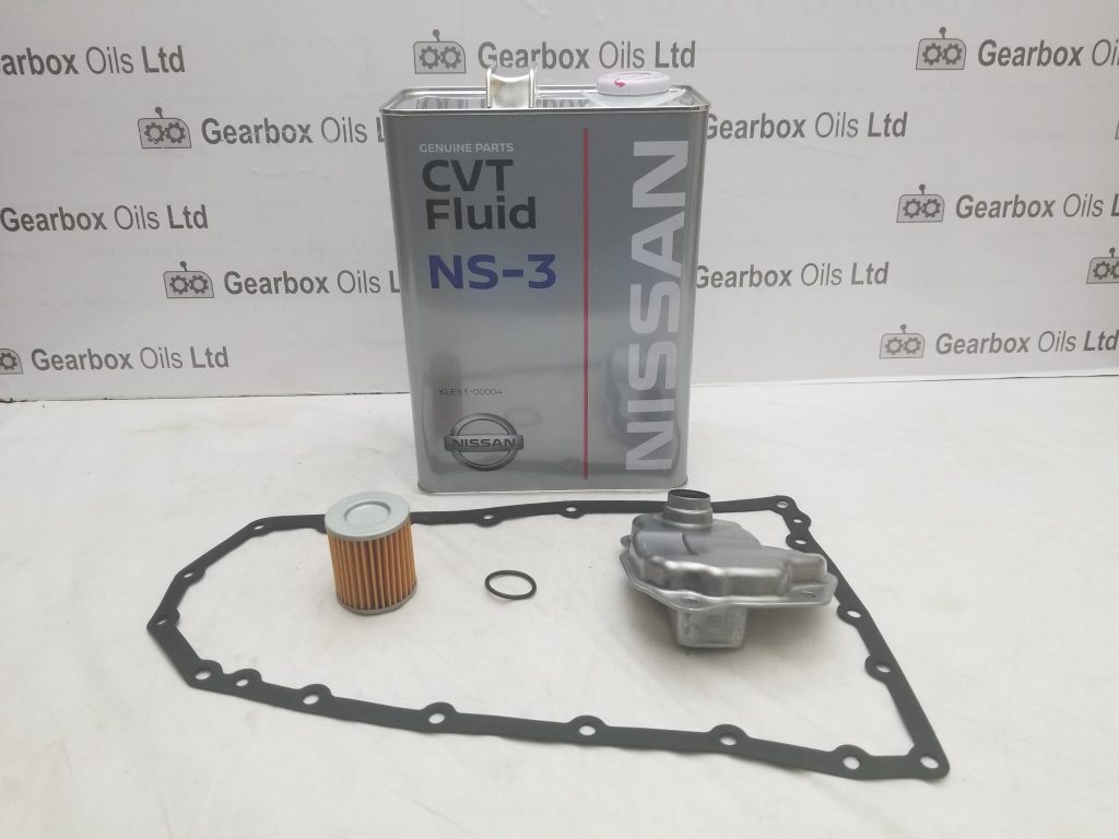 GENUINE NISSAN QASHQAI CVT AUTOMATIC GEARBOX OIL 4L FILTER GASKET