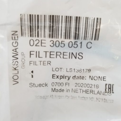 Genuine VW Audi DSG 6 Speed External Filter and O-Ring with mechatronic gasket DQ250 - Image 3