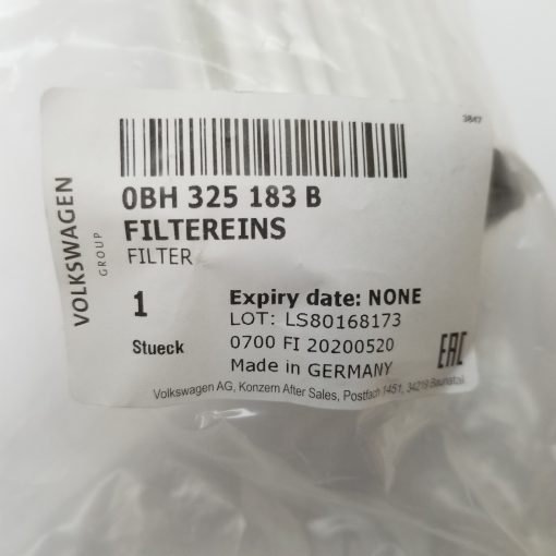 Genuine VW Audi DSG 7 Speed External Filter and O-Ring DQ500 - Image 3