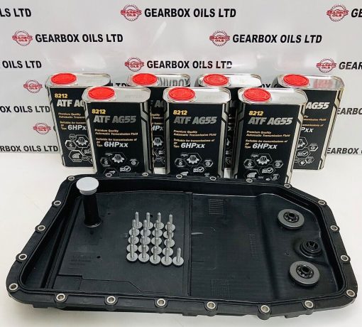 BMW 5 SERIES 6 SPEED 6HP26 AUTOMATIC GEARBOX GENUINE SUMP PAN FILTER & 7L OIL SERVICE KIT