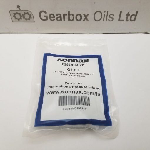 Audi Sonnax 0B5 DL501 DSG 7 Speed Automatic Transmission Oversized Pressure Regulator Valve Kit 225740-02K