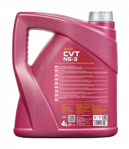 Mannol CVT Automatic Transmission Gearbox Oil Fluid NS-3 NS3 For Nissan 4L 8220 - Image 2