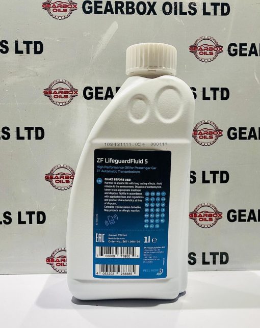 GENUINE ZF 5HP19 5 SPEED AUTOMATIC TRANSMISSION GEARBOX OIL ZF LIFEGUARD 5 1L - Image 2