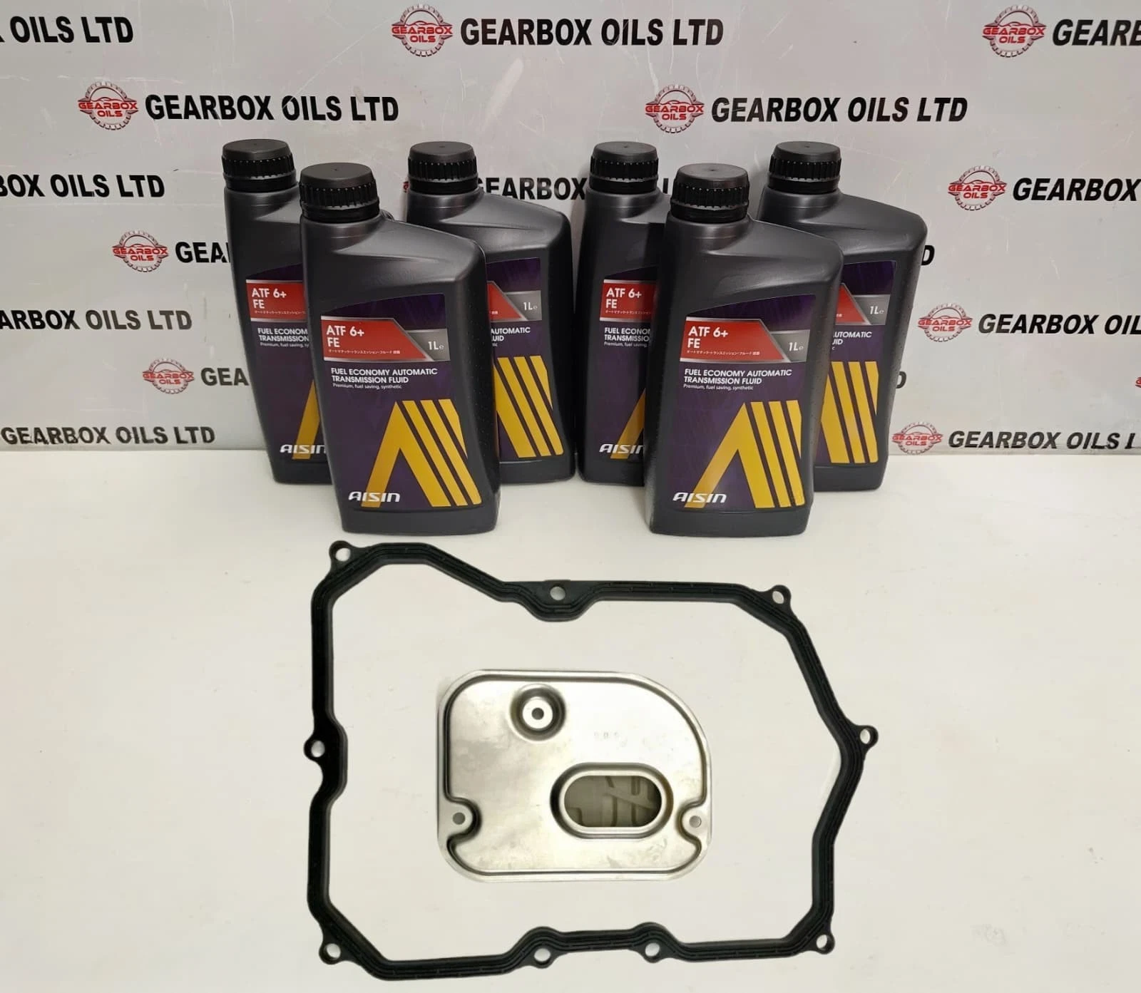 GENUINE 09M TF62SN AUTOMATIC GEARBOX FILTER GASKET & AISIN ATF 6+ FE OIL 6L SERVICE KIT