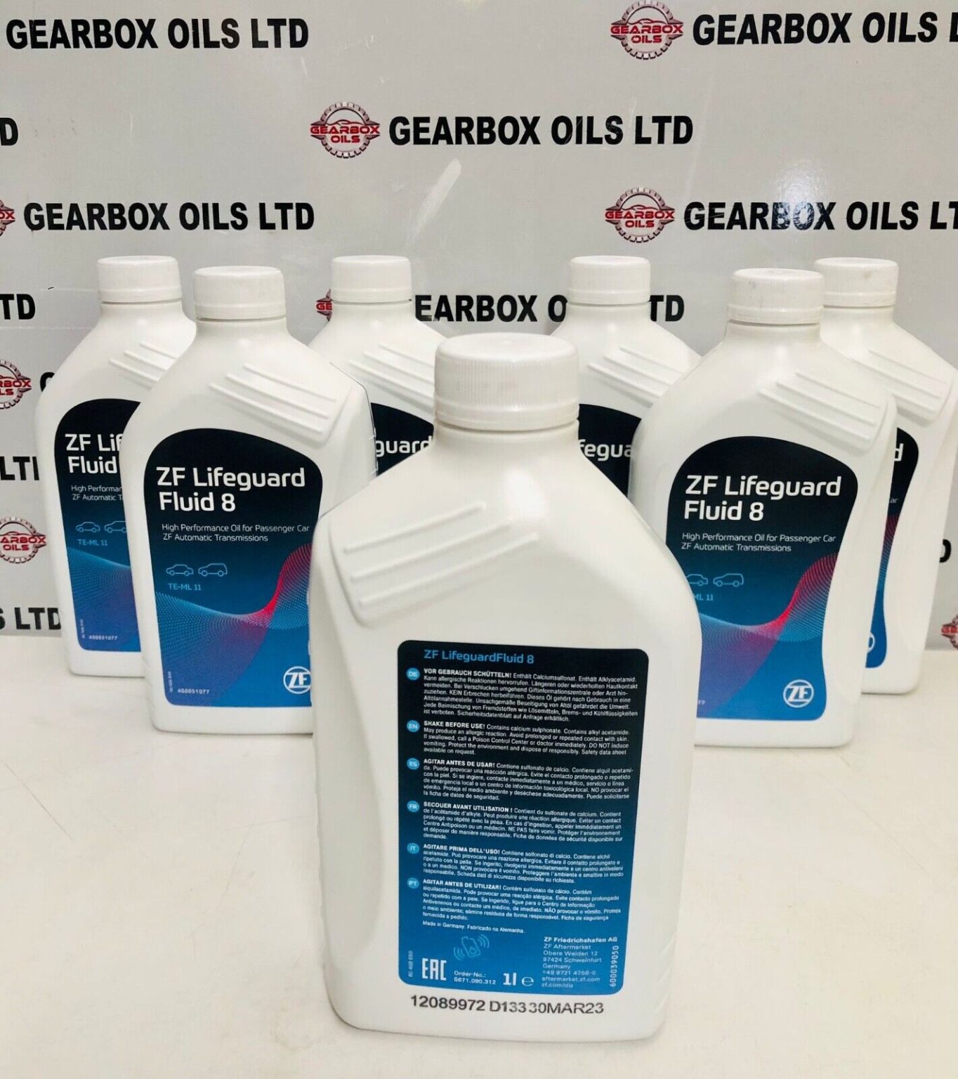 AL550 VW AMAROK ZF 8 SPEED TRANSMISSION GEARBOX FILTER OIL 7L OEM