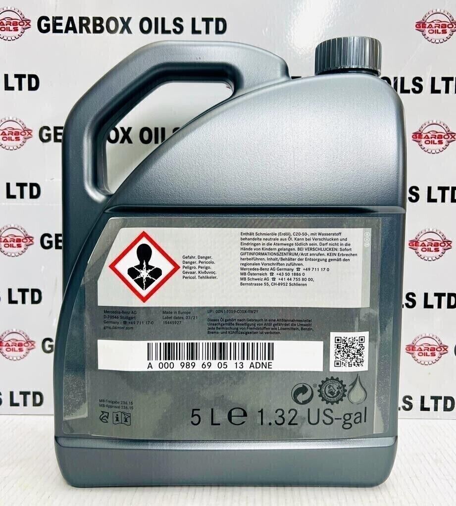 GENUINE MERCEDES 722.9 AUTOMATIC GEARBOX FILTER GASKET OIL MB 236.15 SERVICE KIT - Image 3