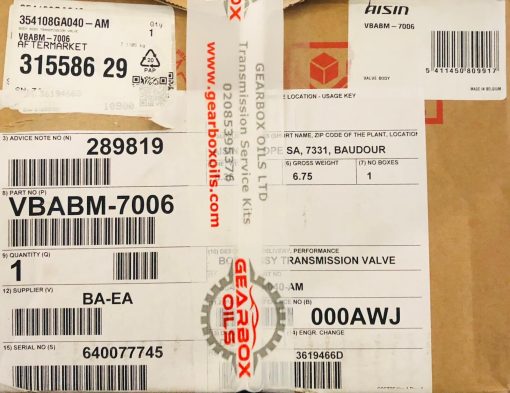 GENUINE AISIN AUTOMATIC GEARBOX VALVE BODY GA8G45AW / GA8Q45GW OEM 354108GA060 - Image 5