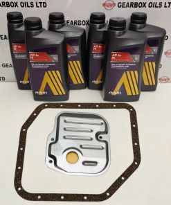 TOYOTA 4 SPEED U340E/U341E AUTOMATIC GEARBOX FILTER GASKET & AISIN ATF 6+ FE OIL 7 LITRES SERVICE KIT