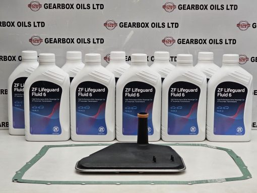 GENUINE 6HP26 6 SPEED AUTOMATIC GEARBOX ZF OIL 10L, FILTER & GASKET SERVICE KIT