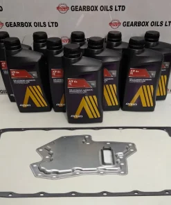 FOR NISSAN JR710E GENUINE AUTOMATIC GEARBOX FILTER, GASKET & AISIN ATF 6+ FE OIL 10 LITRES SERVICE KIT