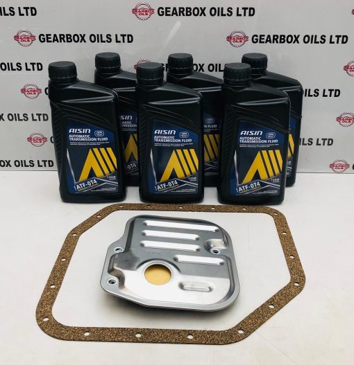 TOYOTA 4 SPEED U340E/U341E AUTOMATIC GEARBOX FILTER GASKET AISIN T-IV OIL 6L KIT
