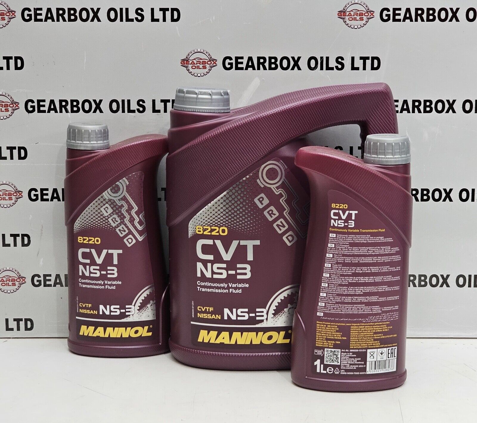 MANNOL 8220 CVT AUTOMATIC TRANSMISSION GEARBOX OIL FLUID NS3 6L - Image 3