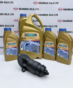 AUDI VW CVT 0AW AUTOMATIC GEARBOX EXTERNAL OIL FILTER & 7L RAVENOL CVT OIL KIT