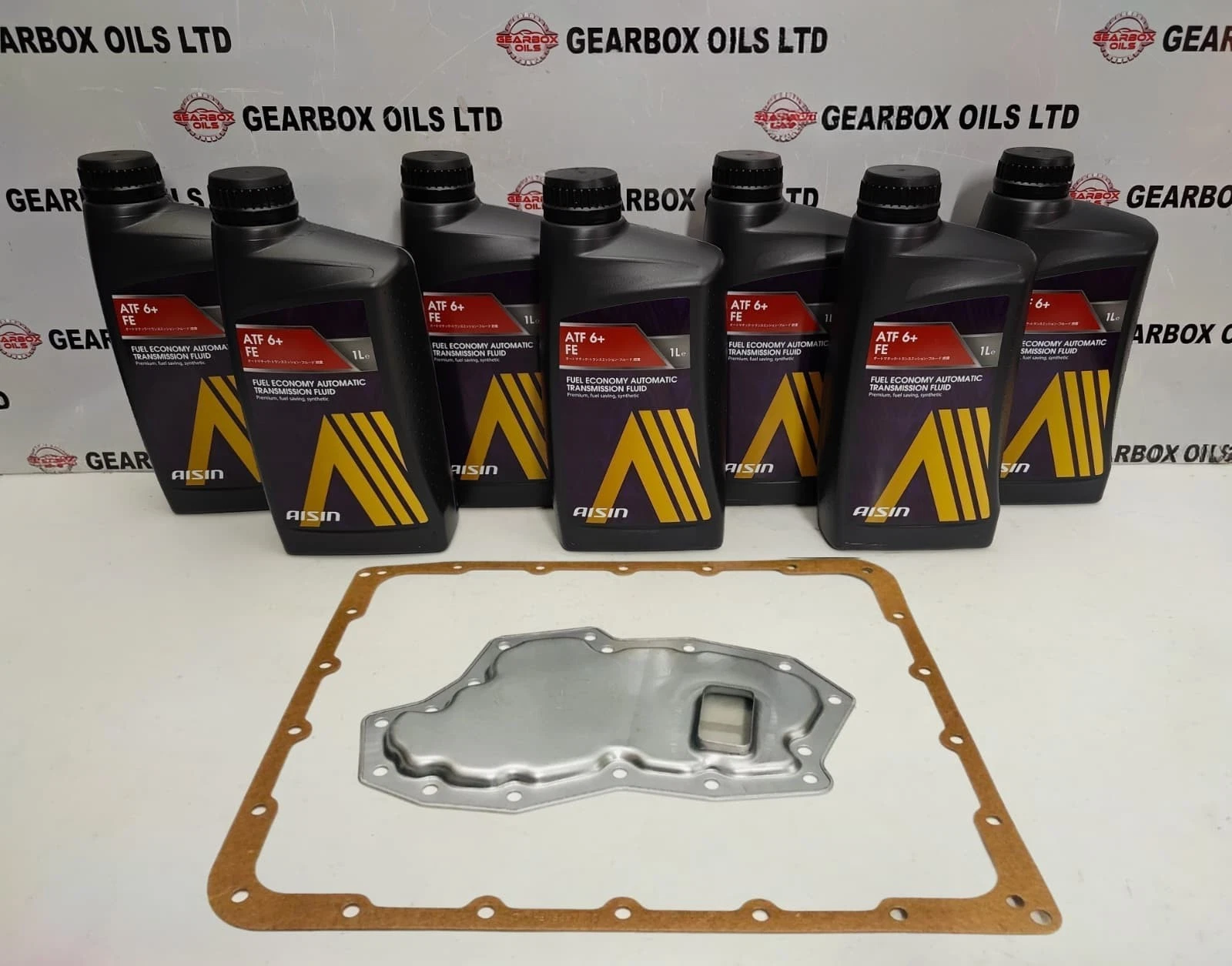 INFINITI G37 RE5R05A AUTOMATIC GEARBOX FILTER & GASKET WITH ATF AISIN ATF 6+ FE 7L OIL SERVICE KIT