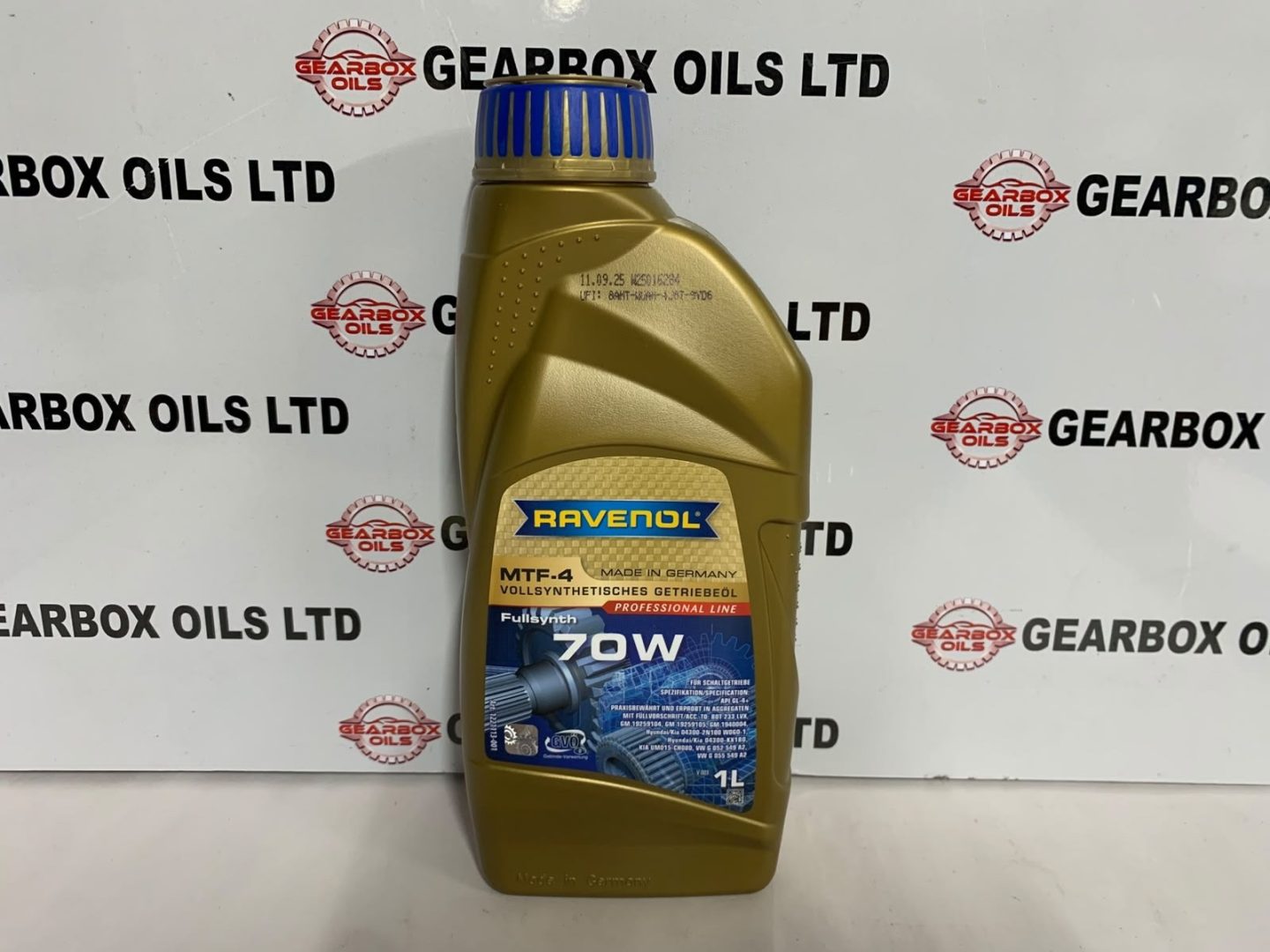 RAVENOL MANUAL TRANSMISSION FLUID MTF-4 70W SYNTHETIC TRANSMISSION OIL 1 LITRE