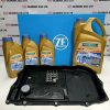 GENUINE BMW, JAGUAR, LAND ROVER, MASERATI, ASTON MARTIN, ALFA ROMEO ZF 8 SPEED 8HP 45 / 50 / 51 / 70 / 90  AUTOMATIC GEARBOX ZF SUMP PAN 7L RAVENOL OIL SERVICE KIT