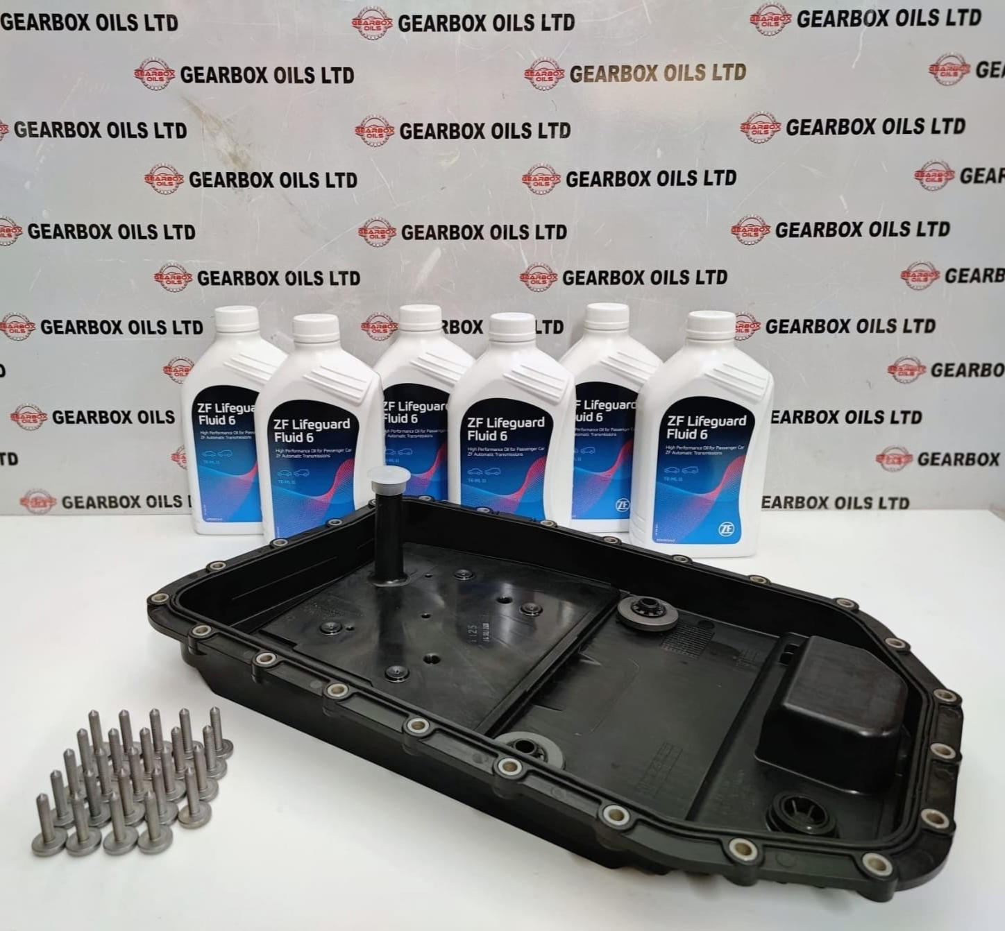 GENUINE BMW ZF 6HP19 AUTOMATIC TRANSMISSION GEARBOX SUMP PAN FILTER AND LIFEGUARD 6 FLUID 6 LITRES SERVICE KIT