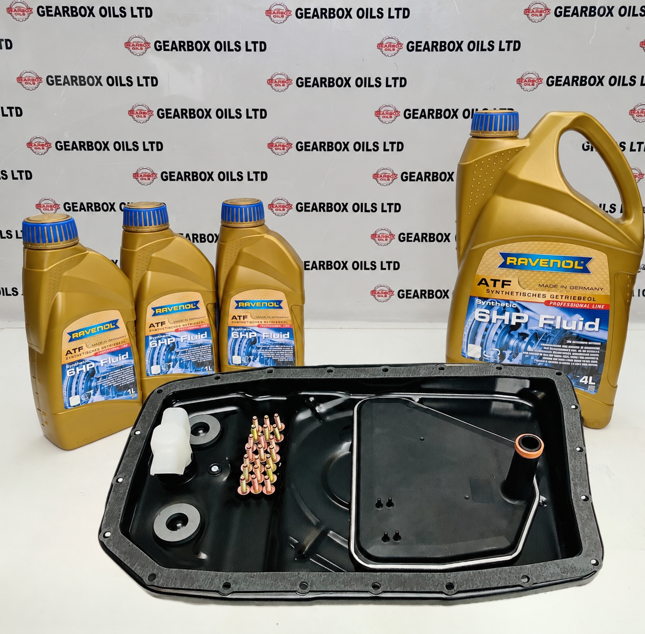 DISCOVERY 3 4 ZF 6HP26/28 AUTO GEARBOX METAL SUMP PAN FILTER GASKET & 7L OIL, SERVICE KIT