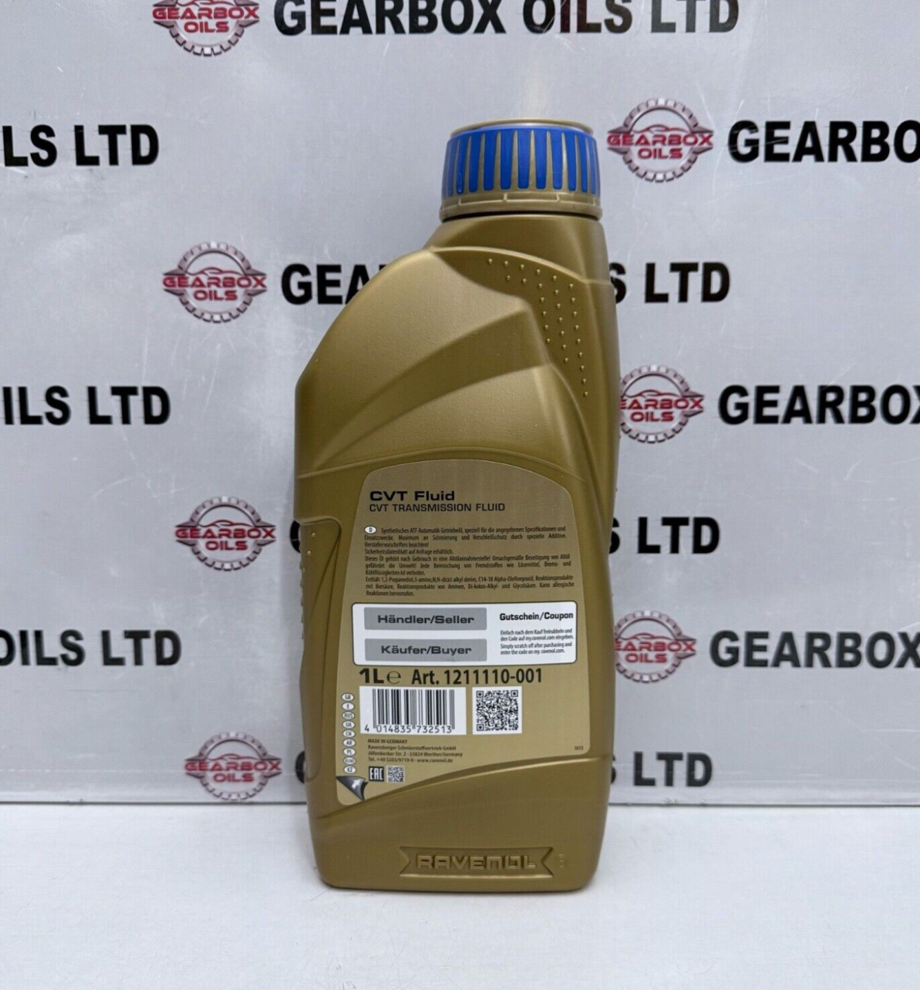 RAVENOL CVT AUTOMATIC TRANSMISSION GEARBOX ATF RAVENOL OIL FLUID 1 LITRE - Image 2