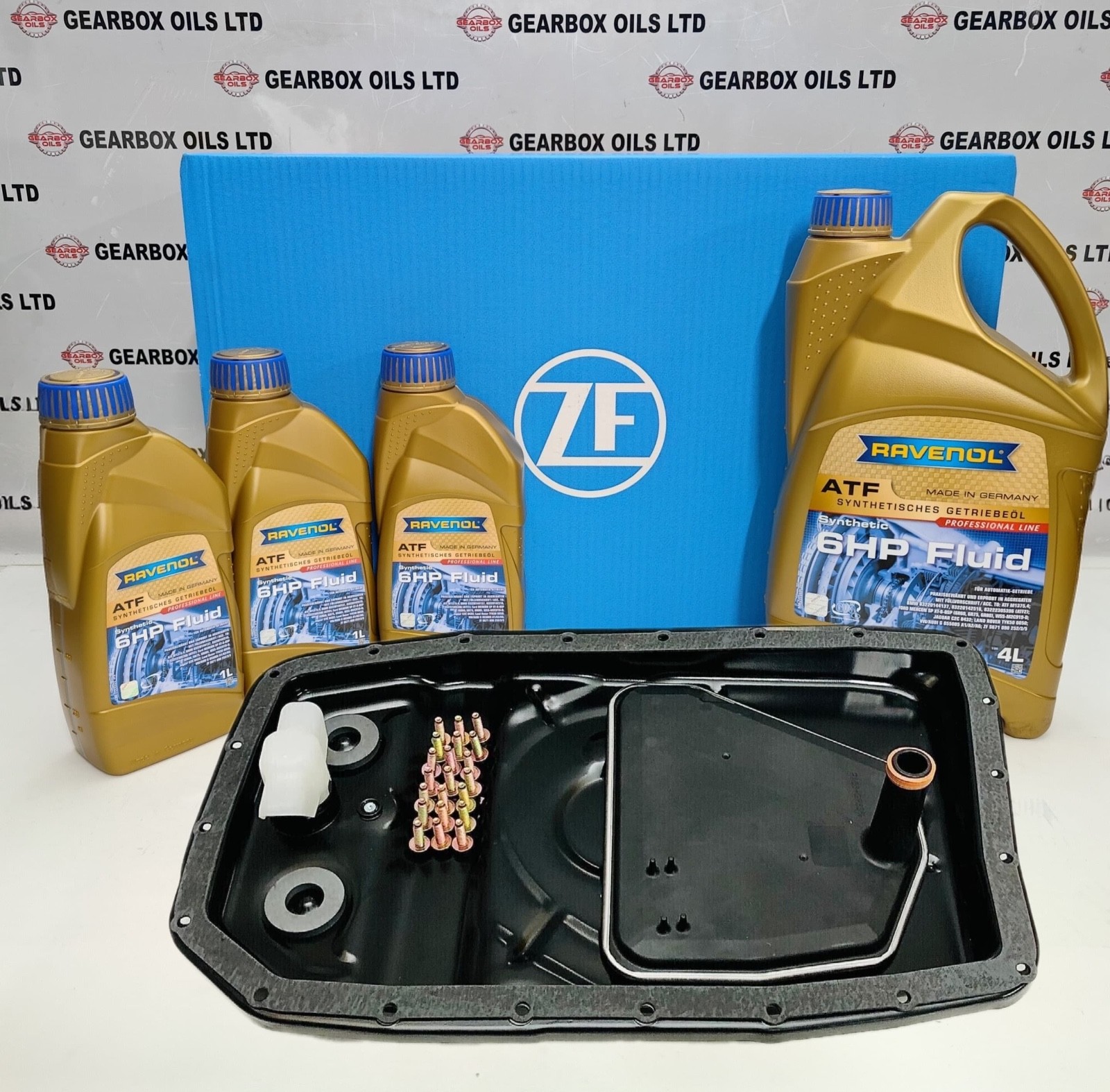 DISCOVERY 3 4 ZF 6HP26/28 AUTO GEARBOX METAL SUMP PAN FILTER GASKET & 7L OIL, SERVICE KIT
