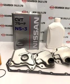 FOR NISSAN JF017E CVT AUTO GEARBOX 3 FILTERS GASKET OIL 5L, SERVICE KIT