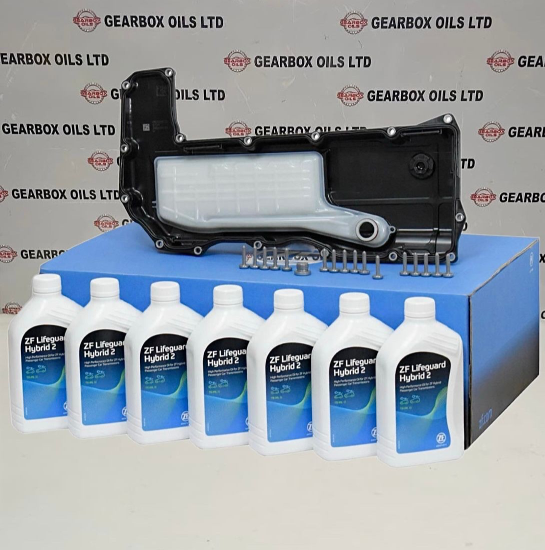OEM ZF 8HP60/8HP80 AUTO TRANSMISSION SUMP PAN FILTER LIFEGUARD HYBRID 2 7L KIT