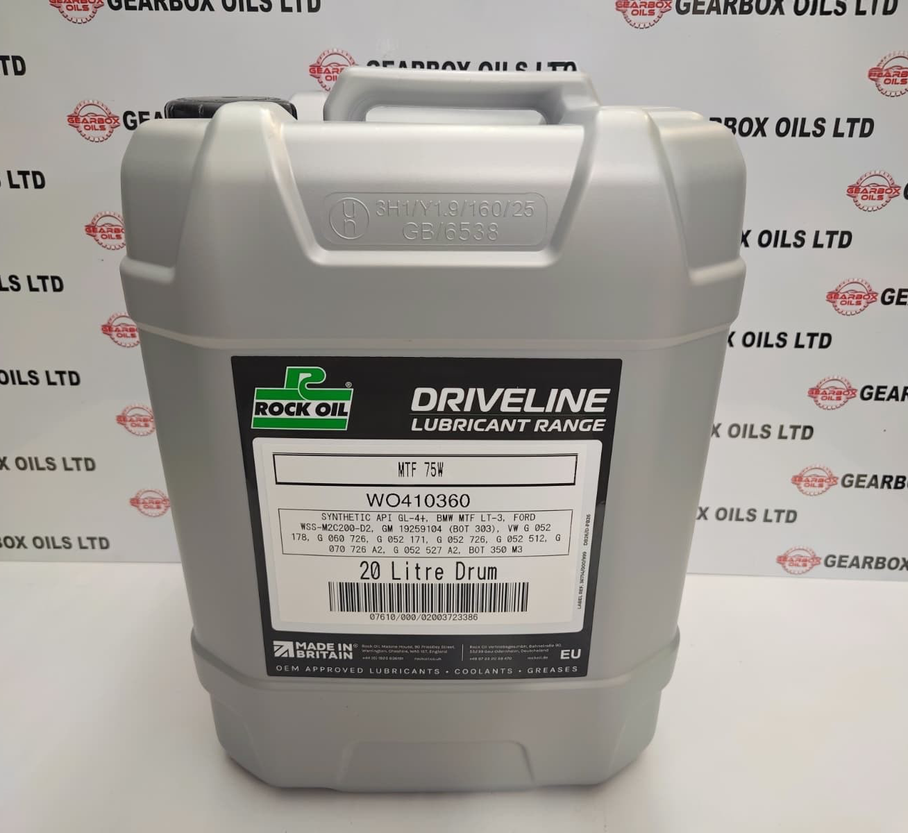 GENUINE ROCK OIL MTF 75W FLUID AUTOMATIC GEARBOX OIL 20 LITRES GALLON