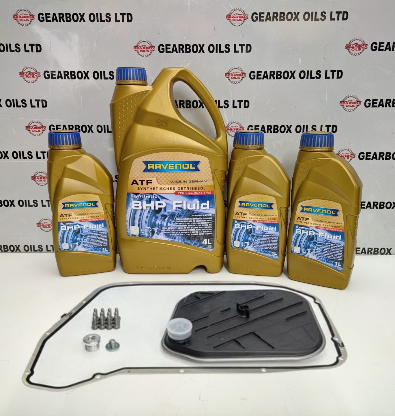 FOR ZF AUDI 8HP55 0BK AUTOMATIC GEARBOX FILTER GASKET RAVENOL OIL 8HP 7L KIT